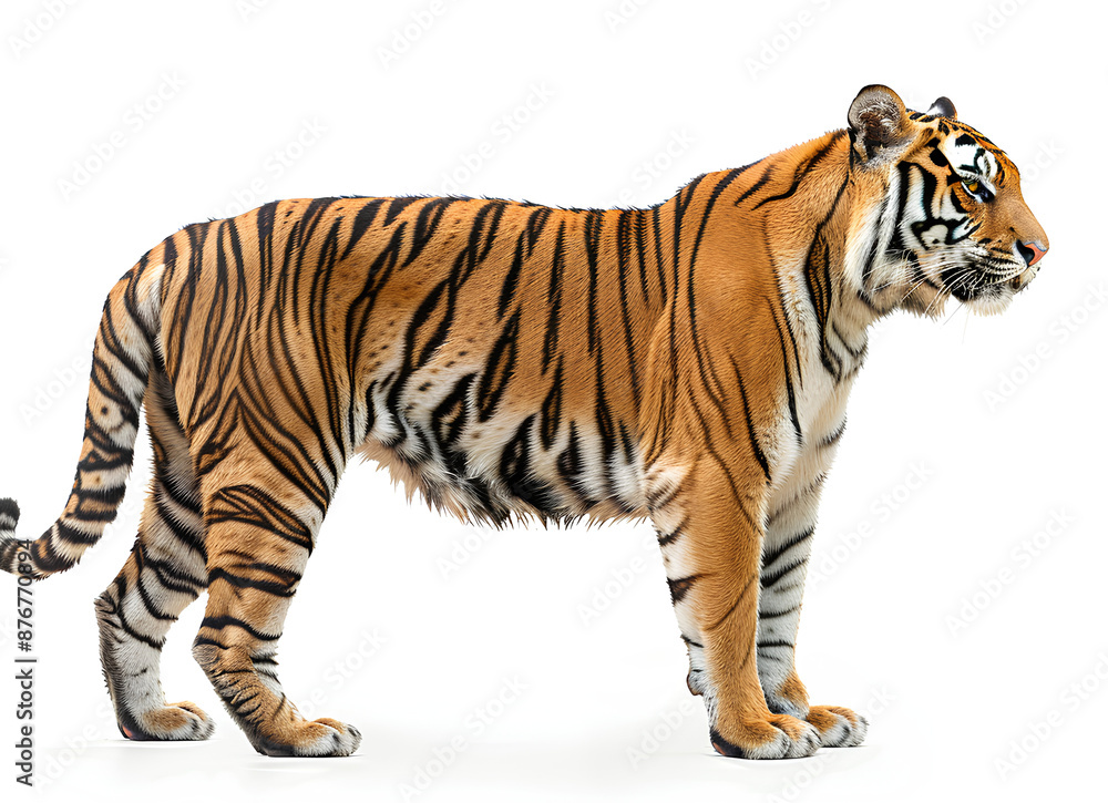 tiger isolated on white background tiger isolated on white background