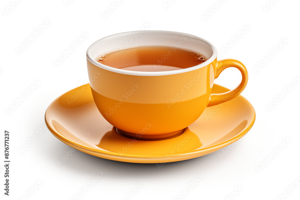 cup of tea on white background cup of tea on white background