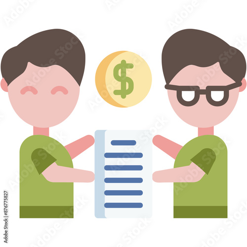 Dealing Illustration