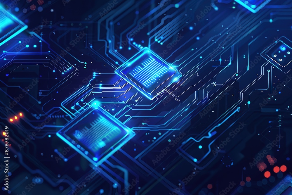 Futuristic chipset processor with circuit board digital transformation abstract technology background. Innovative tech and artificial intelligence cloud computing concept. Futuristic chipset processor with circuit board digital transformation abstract technology background. Innovative tech and artificial intelligence cloud computing concept.