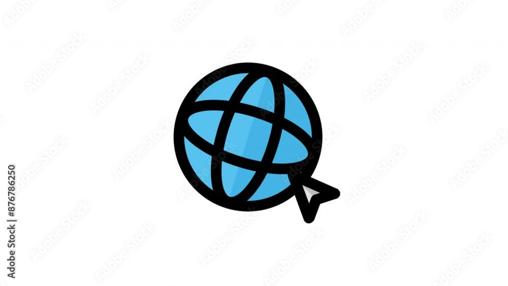 Web Browser animated icon with alpha channel. Perfect for project and Explainer Video Web Browser animated icon with alpha channel. Perfect for project and Explainer Video