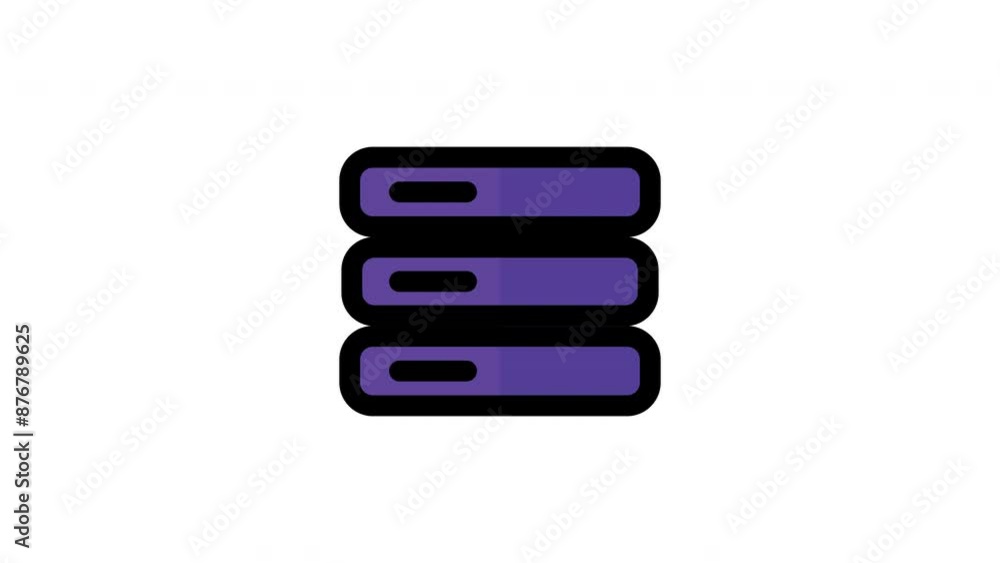 Database animated icon with alpha channel. Perfect for project and Explainer Video Database animated icon with alpha channel. Perfect for project and Explainer Video