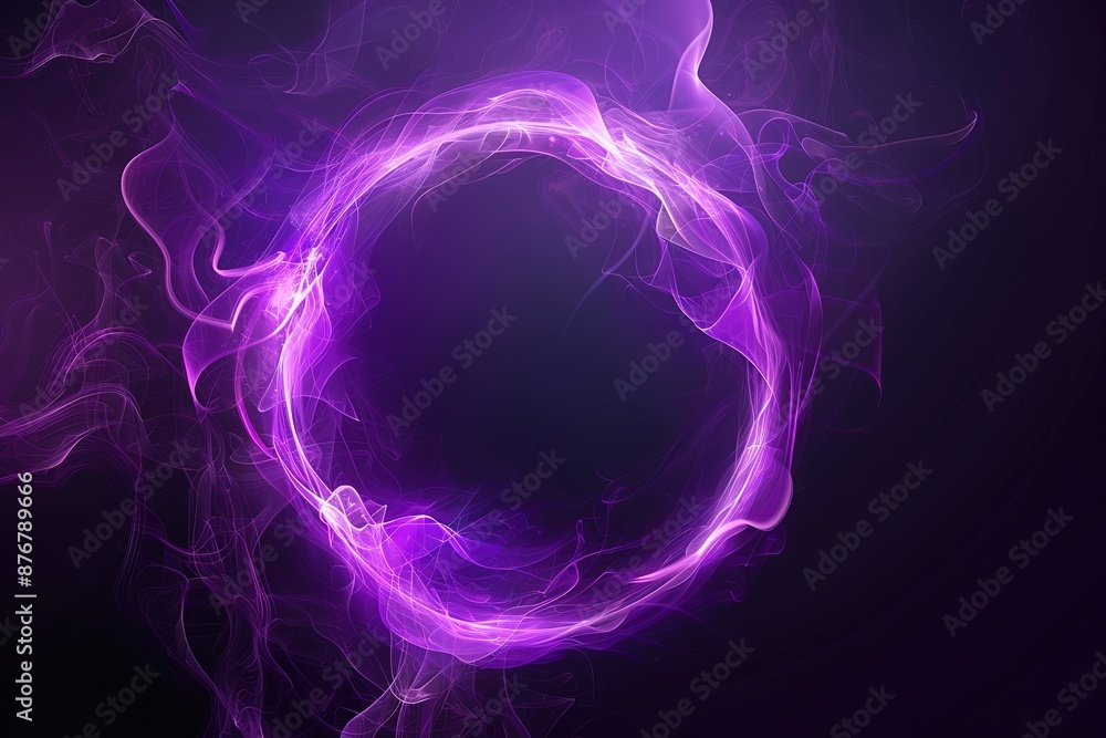 Purple glowing portal concept. Neon hologram teleport on black background. Circle digital gate with aura and beams. Round flare podium template for game, ui, interface. Purple glowing portal concept. Neon hologram teleport on black background. Circle digital gate with aura and beams. Round flare podium template for game, ui, interface.