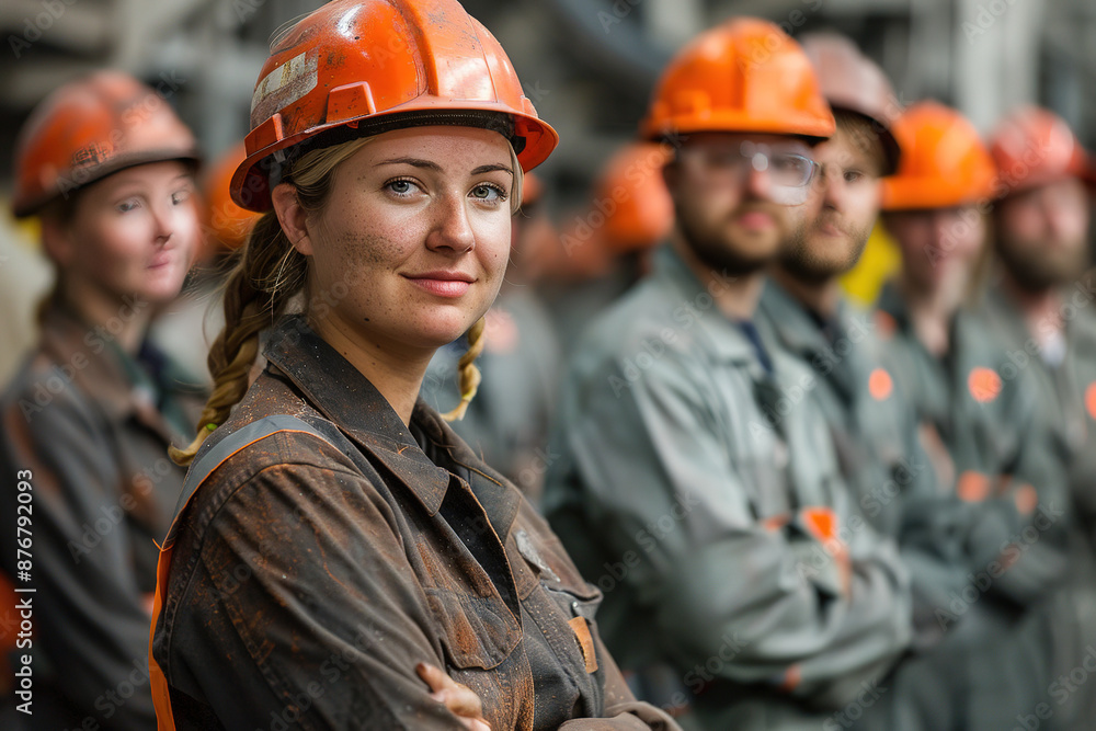 a group of manufacturing employees a group of manufacturing employees