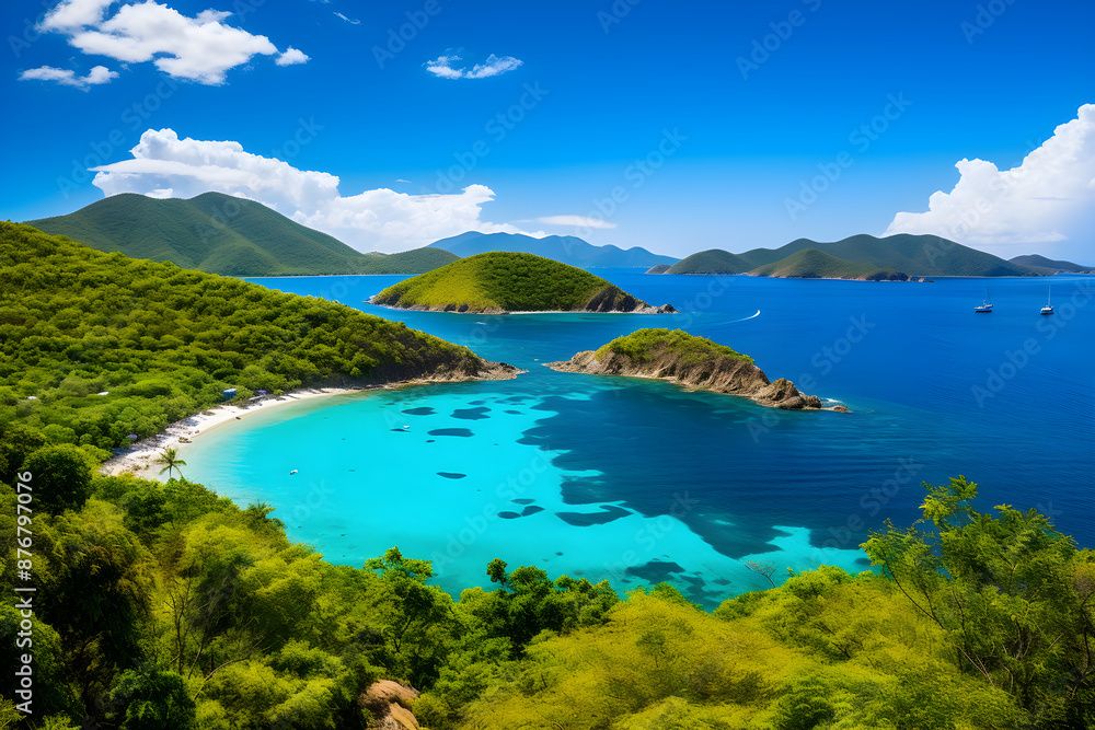 Panoramic Bliss: Serenity of the British Virgin Islands – A Picturesque Landscape of TradeWinds Life Panoramic Bliss: Serenity of the British Virgin Islands – A Picturesque Landscape of TradeWinds Life