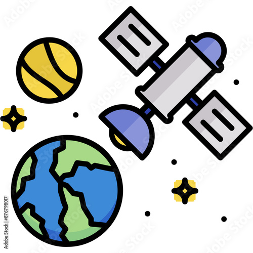 Space Probe Sticker