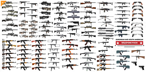 Huge Modern Weapons Pack Collection