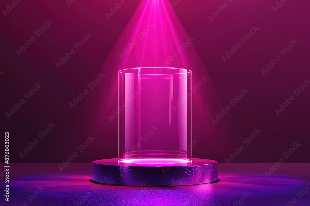 Neon Sci-fi Midnight Sale Product Display Background Neon Sci-fi Midnight Sale Product Display Background
