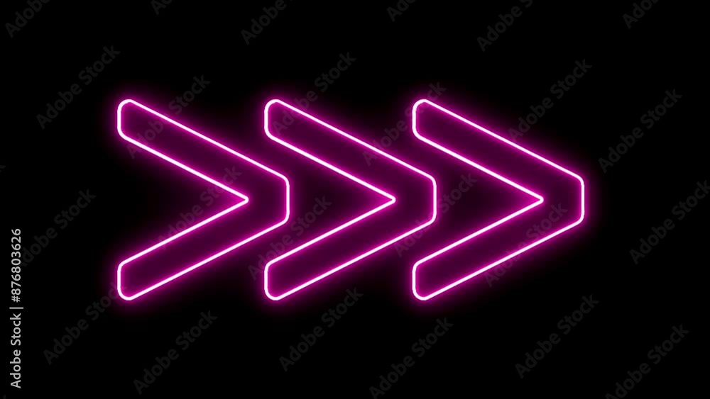 Animation of arrows sign on green screen background. Animation of arrows sign on green screen background.