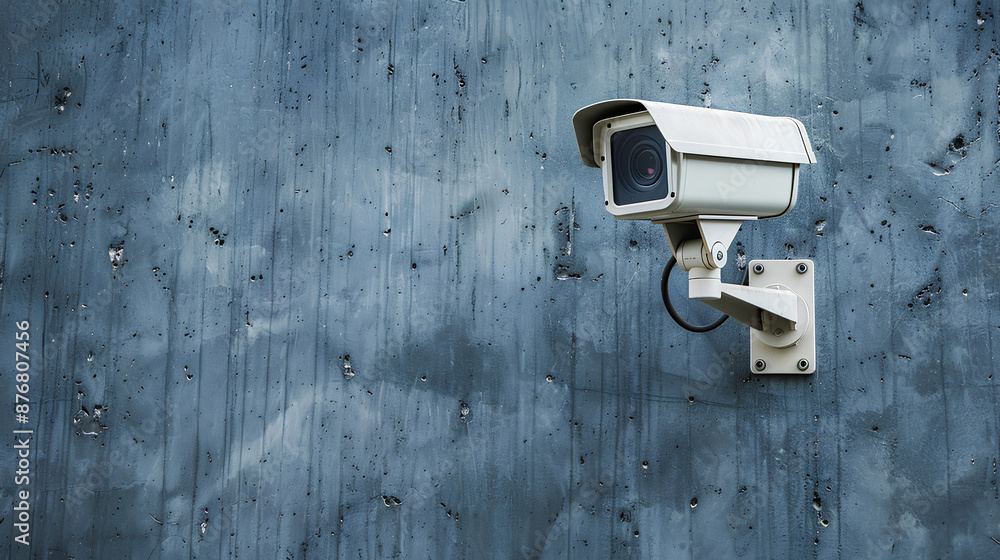 surveillance camera attached to the wall surveillance camera attached to the wall
