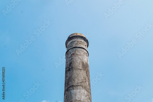 factory chimneys that are old and no longer used