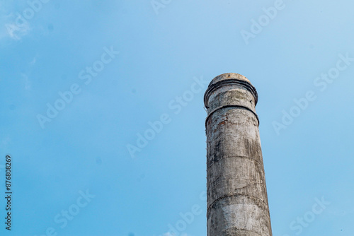 factory chimneys that are old and no longer used
