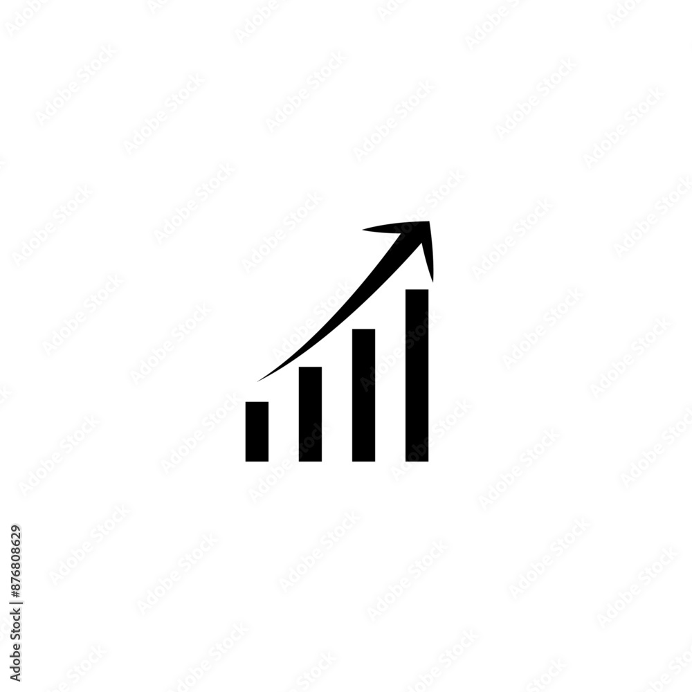 Business graph chart stock icon Business graph chart stock icon