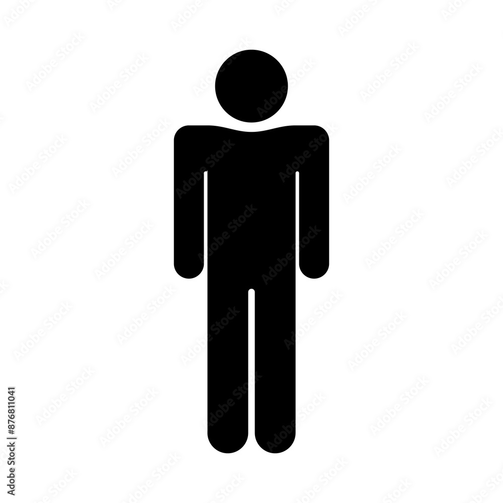 icon, man isolated on transparent background, PNG format icon, man isolated on transparent background, PNG format