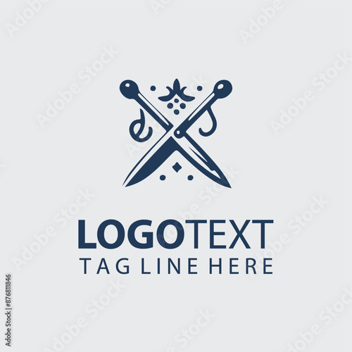 Knitting Logo Illustrations