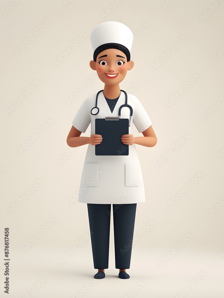 Smiling Male Medical Professional Holding Clipboard in Clinic or Hospital Setting Smiling Male Medical Professional Holding Clipboard in Clinic or Hospital Setting
