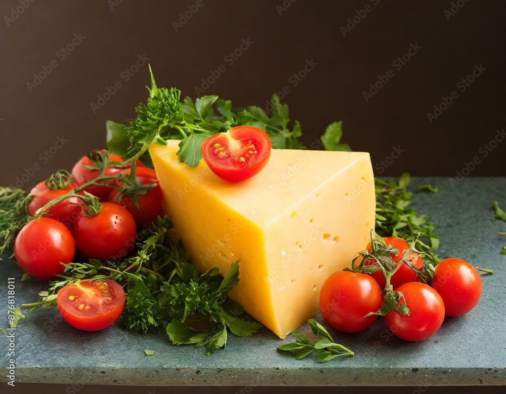 Gouda mit Tomaten und Kräutern Gouda mit Tomaten und Kräutern