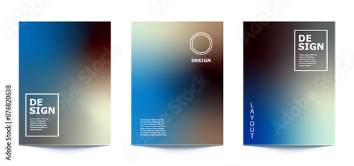 set template Abstract Blurred Colorful Background For banner, flyer, covers, wallpapers, brands, social media and other mobile projects