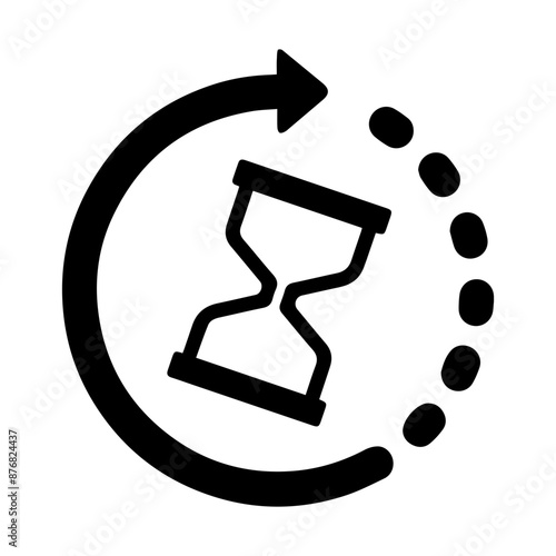 Pending Symbol Icon Vector Illustration