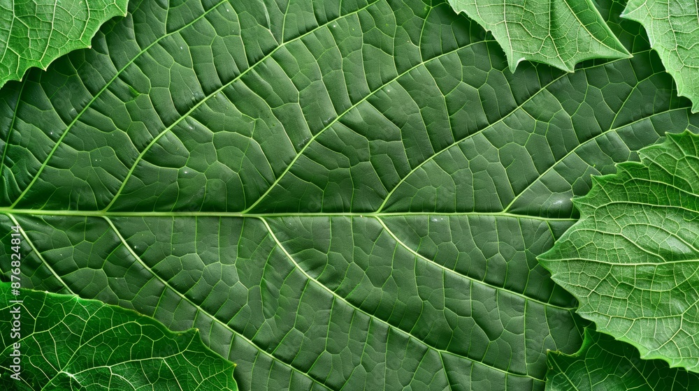 Fototapeta premium Close-up texture of green foliage