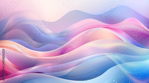 Abstract soft wave background vector illustration.