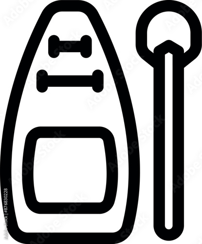 Line art icon depicting a modern car key with remote control locking system