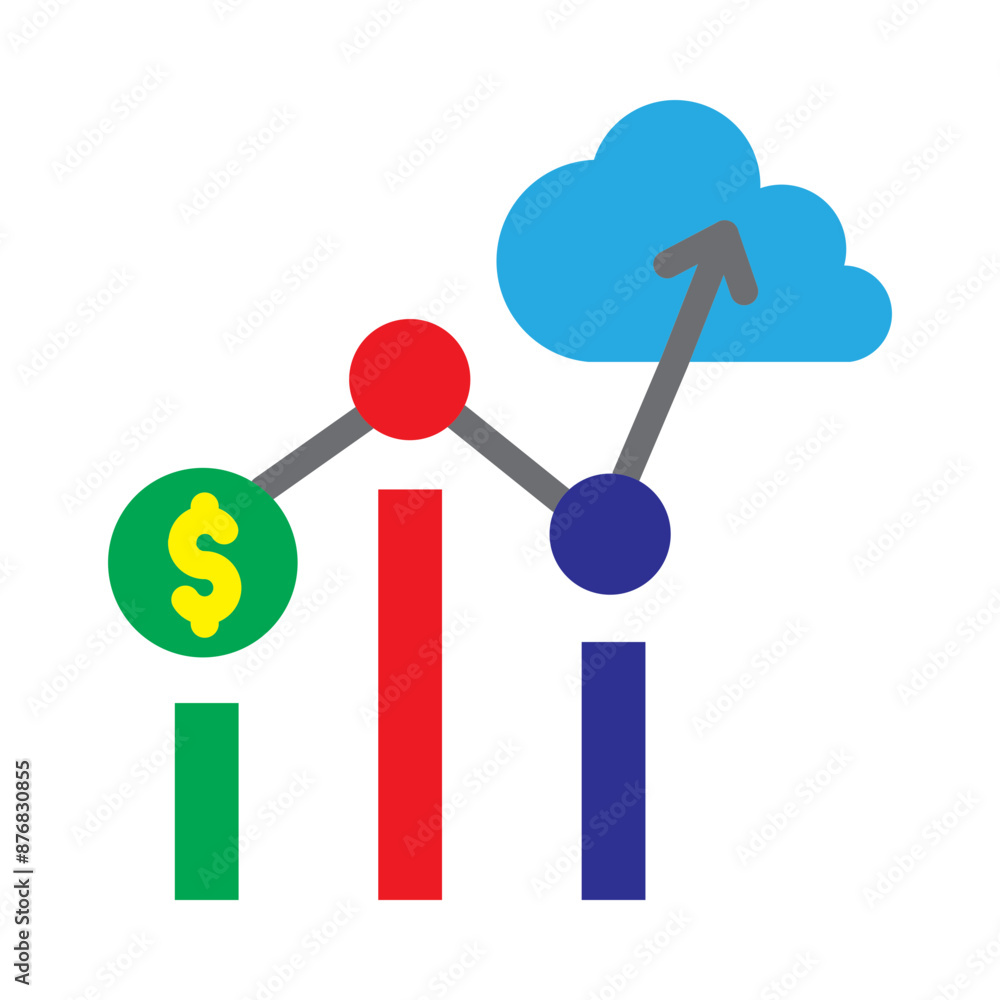 Futures Trading Vector Flat Icon Design Futures Trading Vector Flat Icon Design
