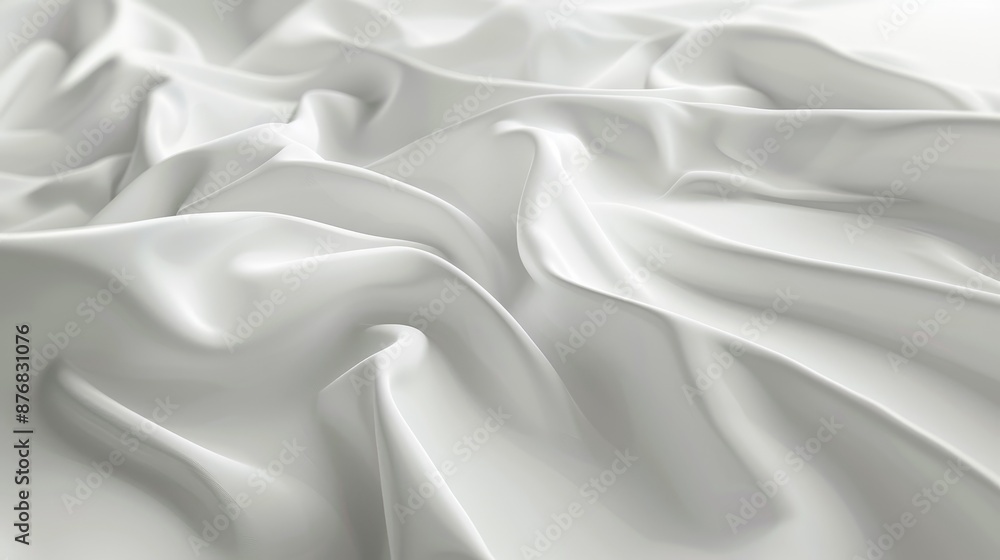 Abstract White Fabric Drape - Soft, Smooth, Textured, Background, Clean Abstract White Fabric Drape - Soft, Smooth, Textured, Background, Clean