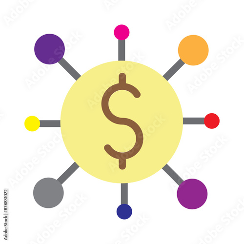 Crowdfunding Vector Flat Icon Design