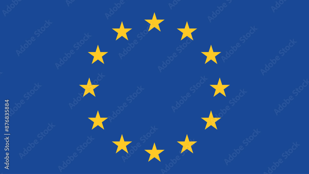 Official vector flag of European Union. Illustration eps10. Official vector flag of European Union. Illustration eps10.