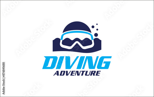Illustration graphic vector of scuba diving logo design template