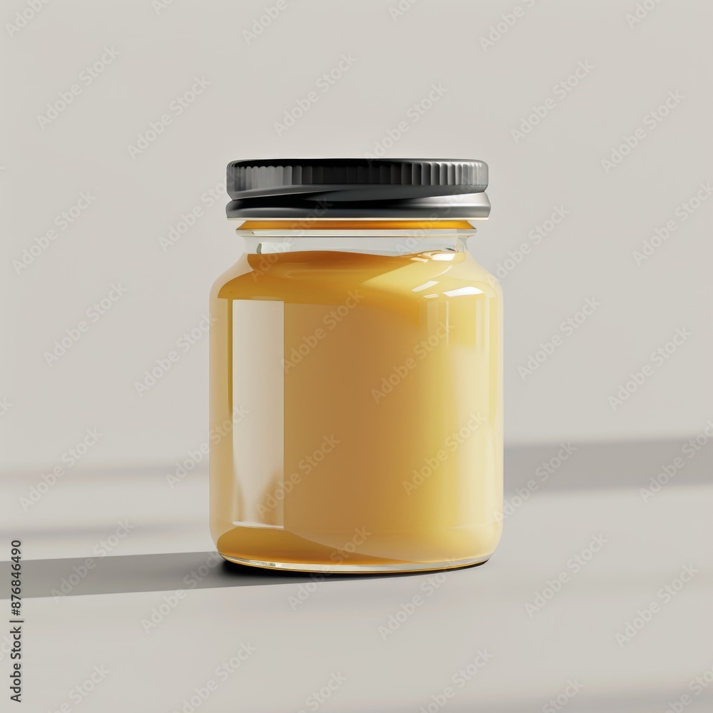 Peanut butter elegantly isolated on a light gray background with subtle shadows. This multipurpose template has plenty of space for custom logos and text. Peanut butter elegantly isolated on a light gray background with subtle shadows. This multipurpose template has plenty of space for custom logos and text.
