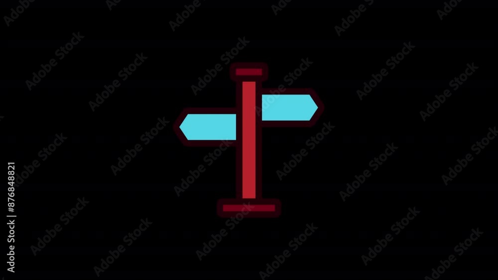 Direction Board motion icon. which can be used for various purposes such as websites, mobile apps, presentation and others. Direction Board motion icon. which can be used for various purposes such as websites, mobile apps, presentation and others.