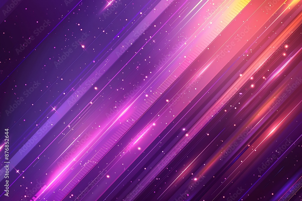 Modern graphic template with a purple background and glowing diagonal elements, perfect for web and presentation designs. Modern graphic template with a purple background and glowing diagonal elements, perfect for web and presentation designs.