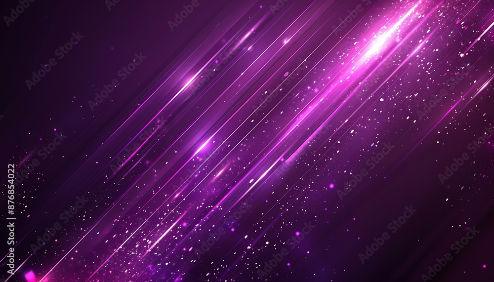 Modern graphic design with a purple background, diagonal glowing lines, ideal for web banners and presentation designs. Modern graphic design with a purple background, diagonal glowing lines, ideal for web banners and presentation designs.