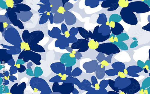 seamless pattern with flowers