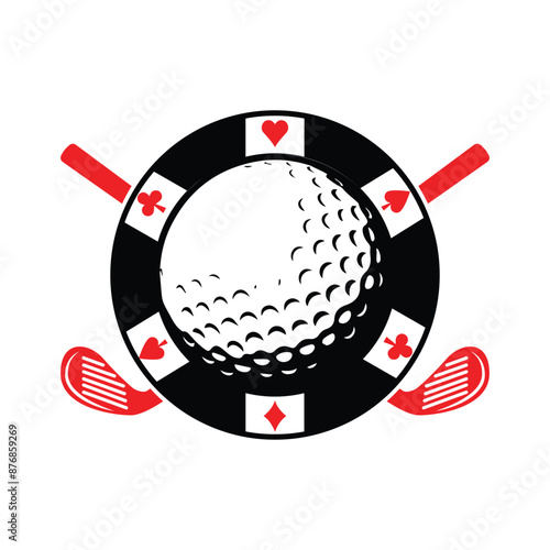 golf ball bet gaming logo