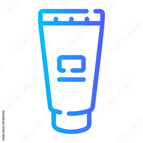 face wash Line Gradient Icon