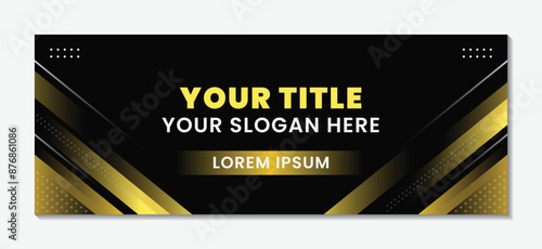 Modern square geometric design abstract template dark background