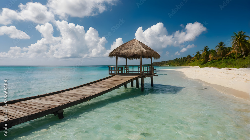 beach in maldives, ai generated beach in maldives, ai generated