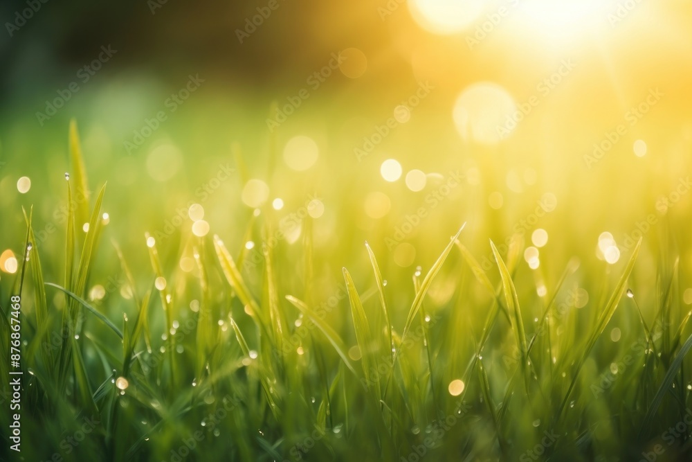 Green grass backgrounds sunlight outdoors. Green grass backgrounds sunlight outdoors.