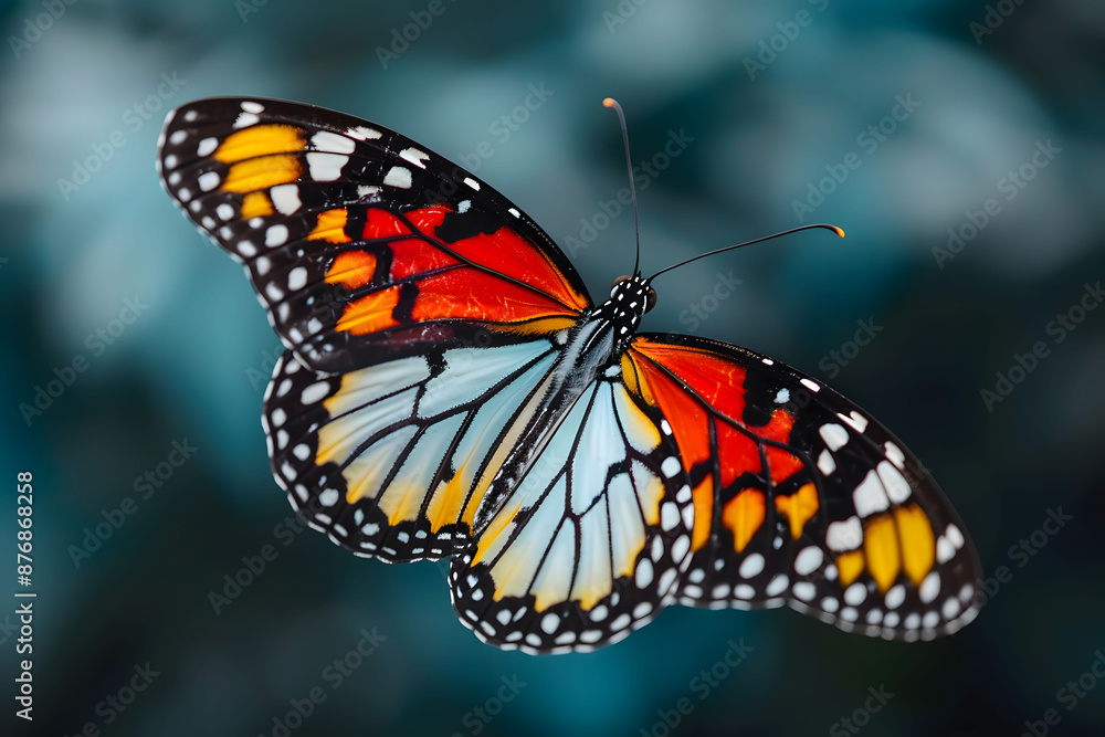 Fototapeta premium Butterfly close-up
