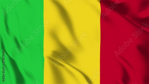 Mali Waving Flag Hight Quality , For Youtube and Other Social Media Use