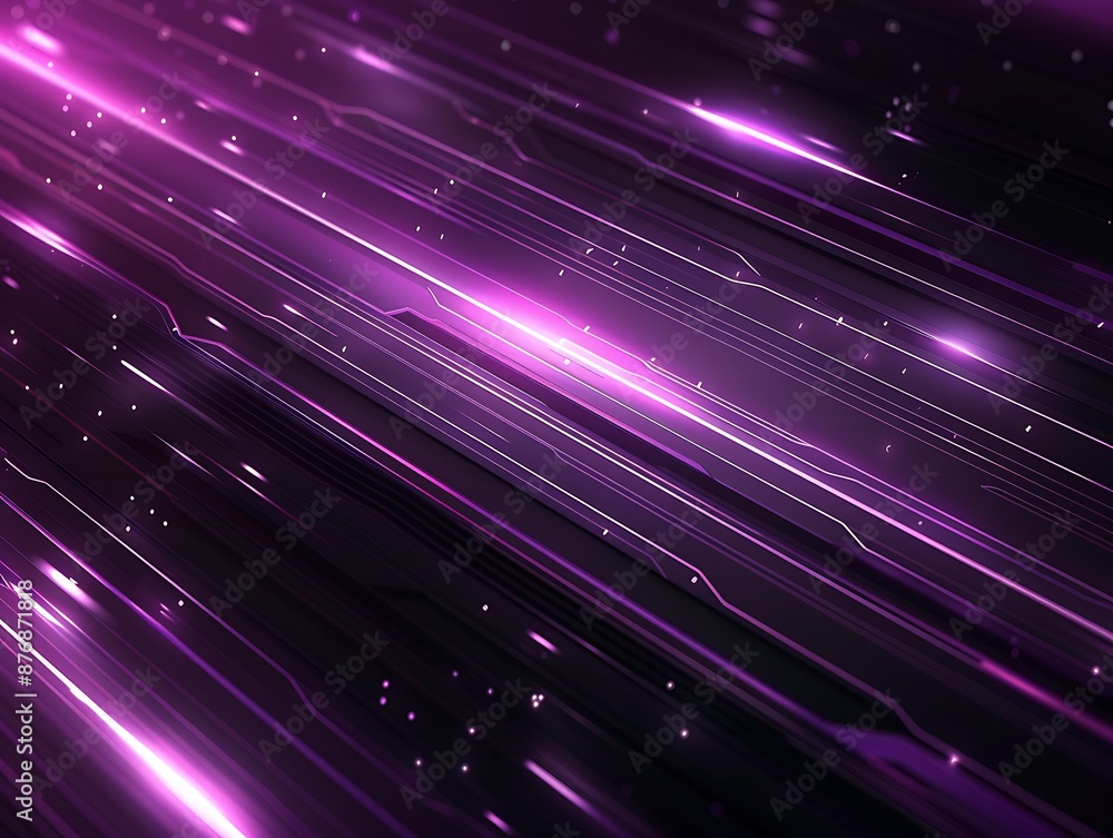 Purple and black background with diagonal glowing lines, perfect for cyber-style presentation and banner designs. Purple and black background with diagonal glowing lines, perfect for cyber-style presentation and banner designs.