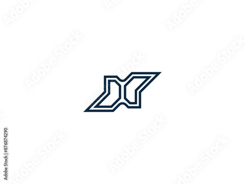 Creative business monogram logo design