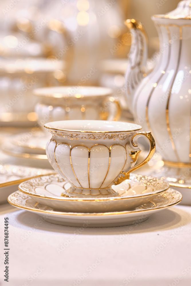 vintage dining set tableware Porcelain Meissen Keramik X form