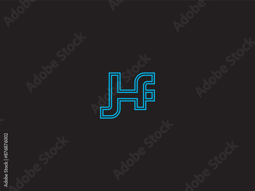 Creative business monogram logo design