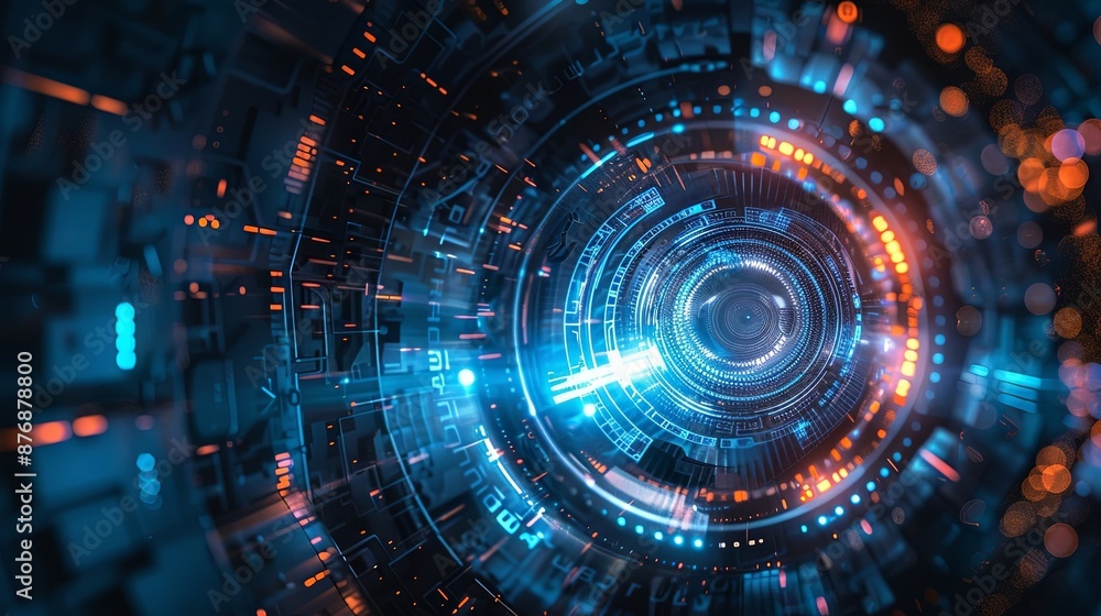 futuristic ui hologram background design futuristic ui hologram background design