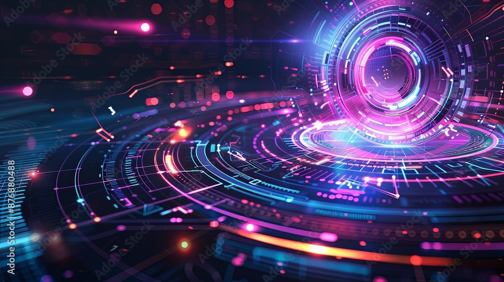 futuristic ui hologram background design futuristic ui hologram background design