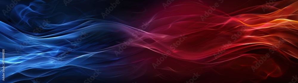 Vibrant abstract waves of blue and red energy Vibrant abstract waves of blue and red energy